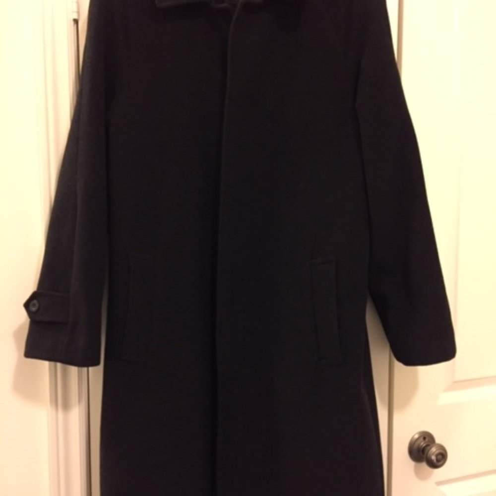 Isaac Mizrahi - Mens wool and cashmere blend coat